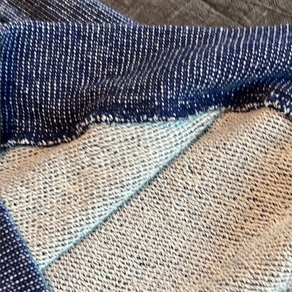 VINEYARD VINES SWEATSHIRT DRESS SZ XXS NAVY WHITE MARLED COTTON STRETCHY - Picture 6 of 12